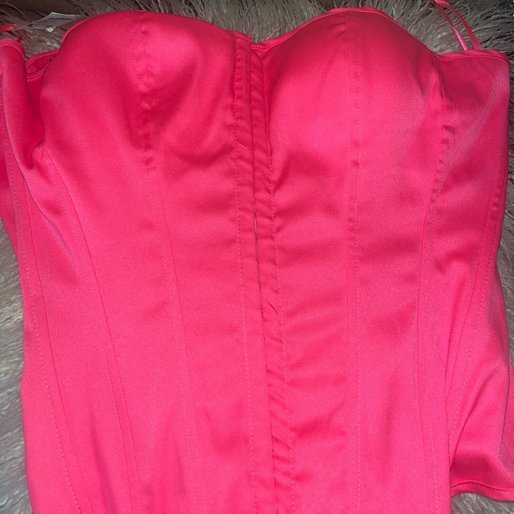 Charlotte Russe Pink Strapless Top
